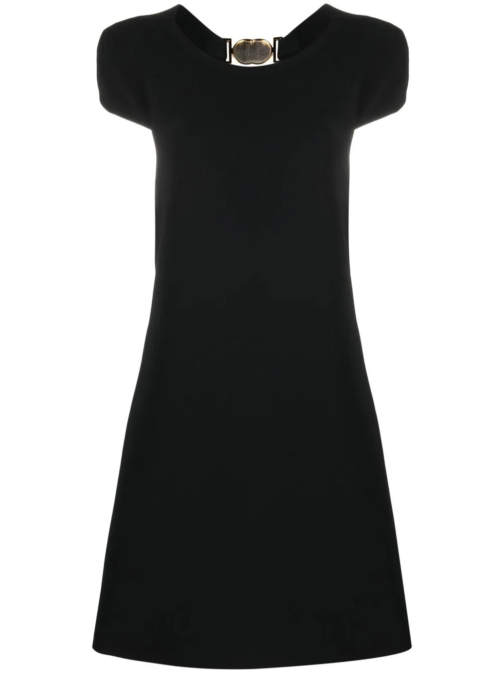 

Moschino smiley-face clasp dress - Black