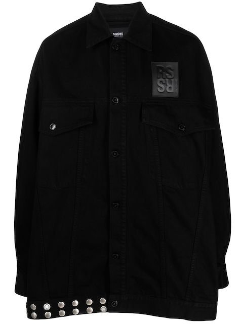 Raf Simons フリンジディテール デニムジャケット