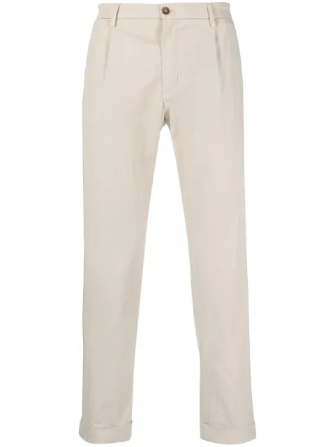 pleated tailored trousers