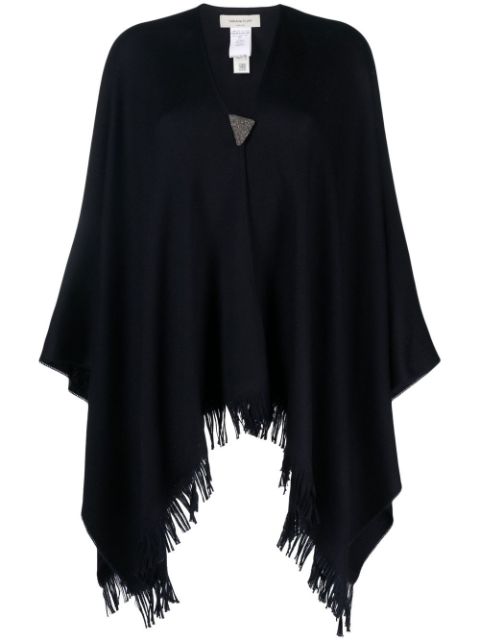 Fabiana Filippi bead-embellished fringed cape