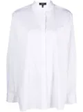 Theory cotton button-down shirt - White