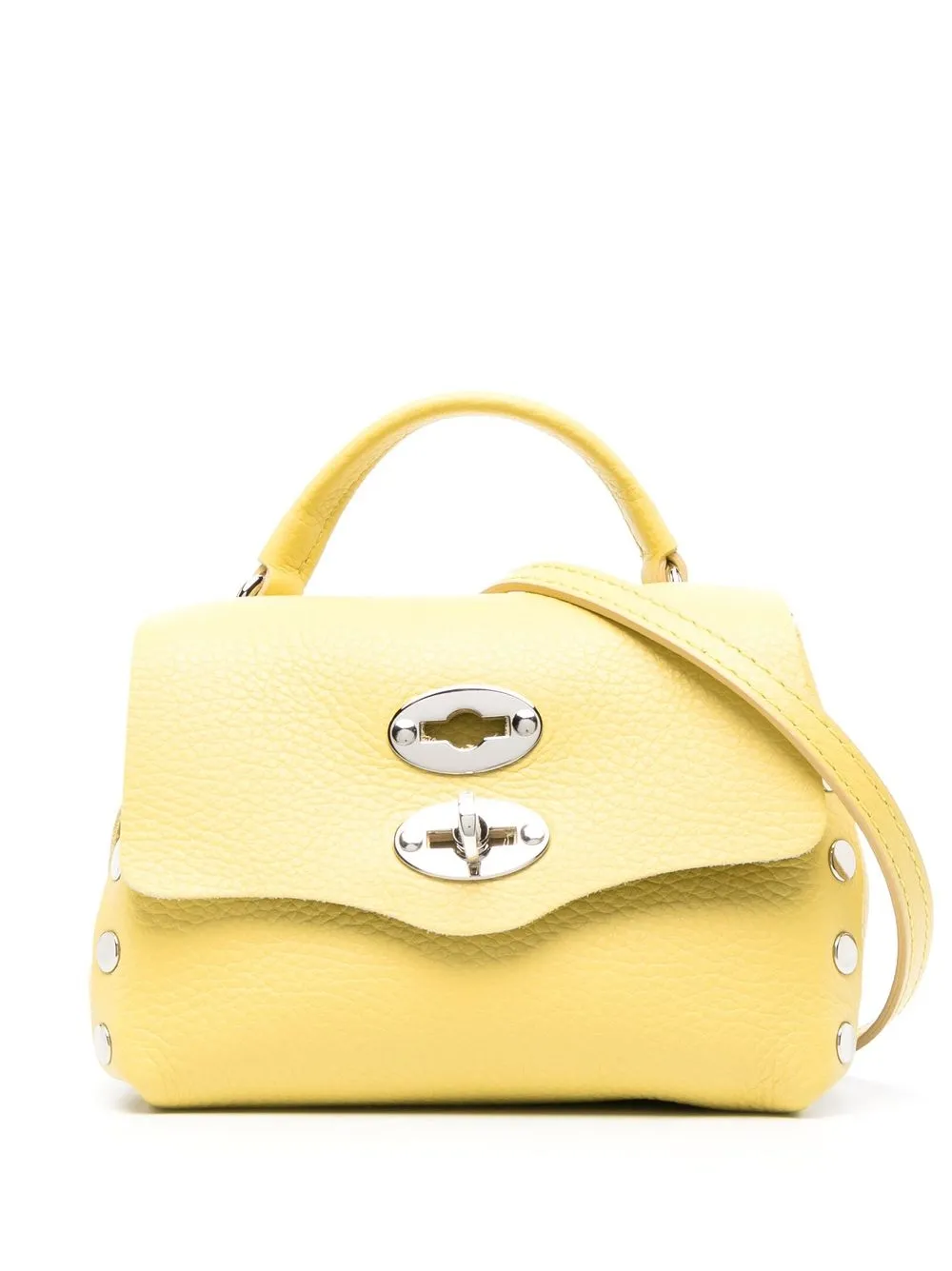 

Zanellato mini grained-leather tote bag - Yellow