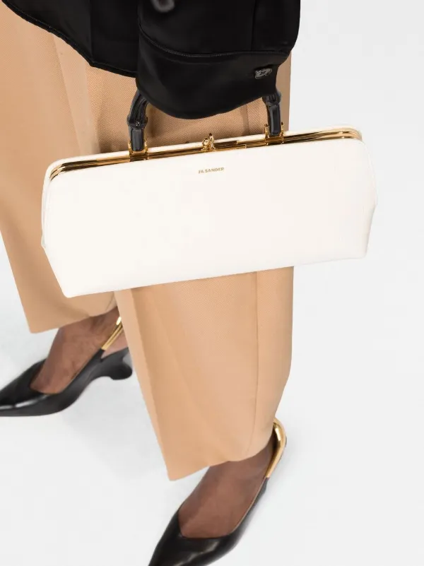 Leather handbag Jil Sander Beige in Leather - 28167403
