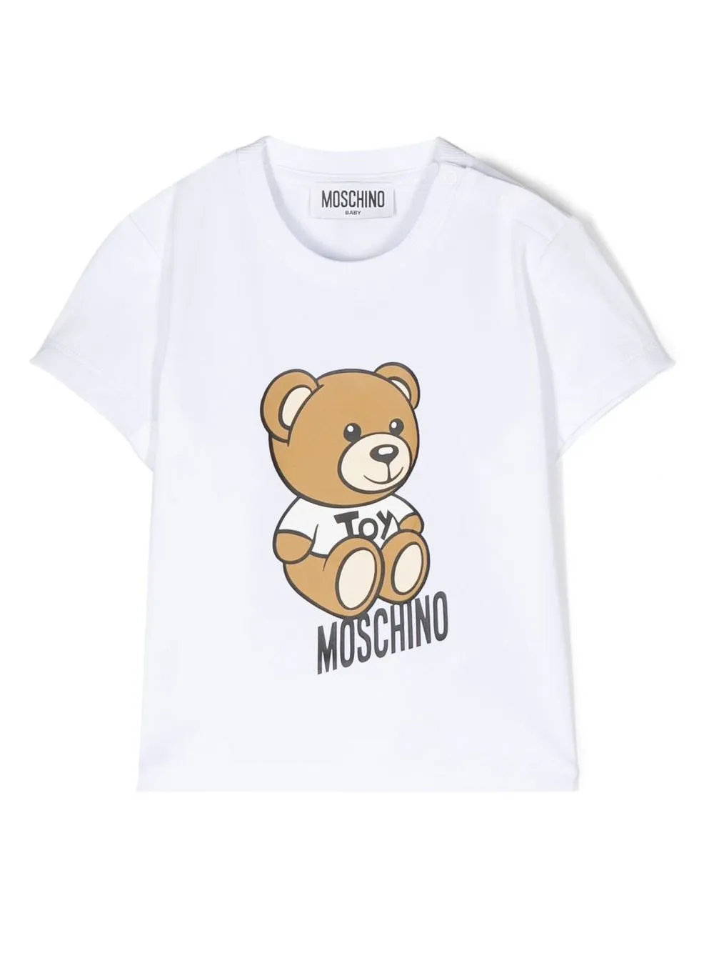 

Moschino Kids Teddy Bear-print T-shirt - White