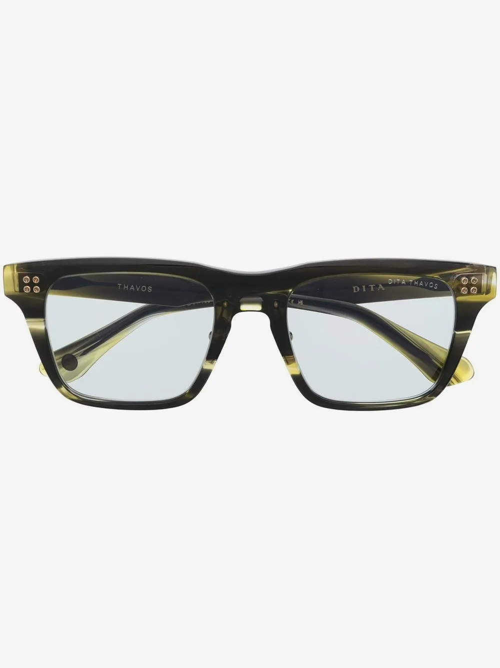 Dita Eyewear Thavos rectangular-frame sunglasses | Green | Image 1