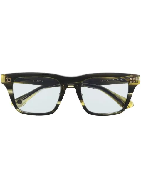 Dita Eyewear Thavos rectangular-frame sunglasses DTS713A - 0