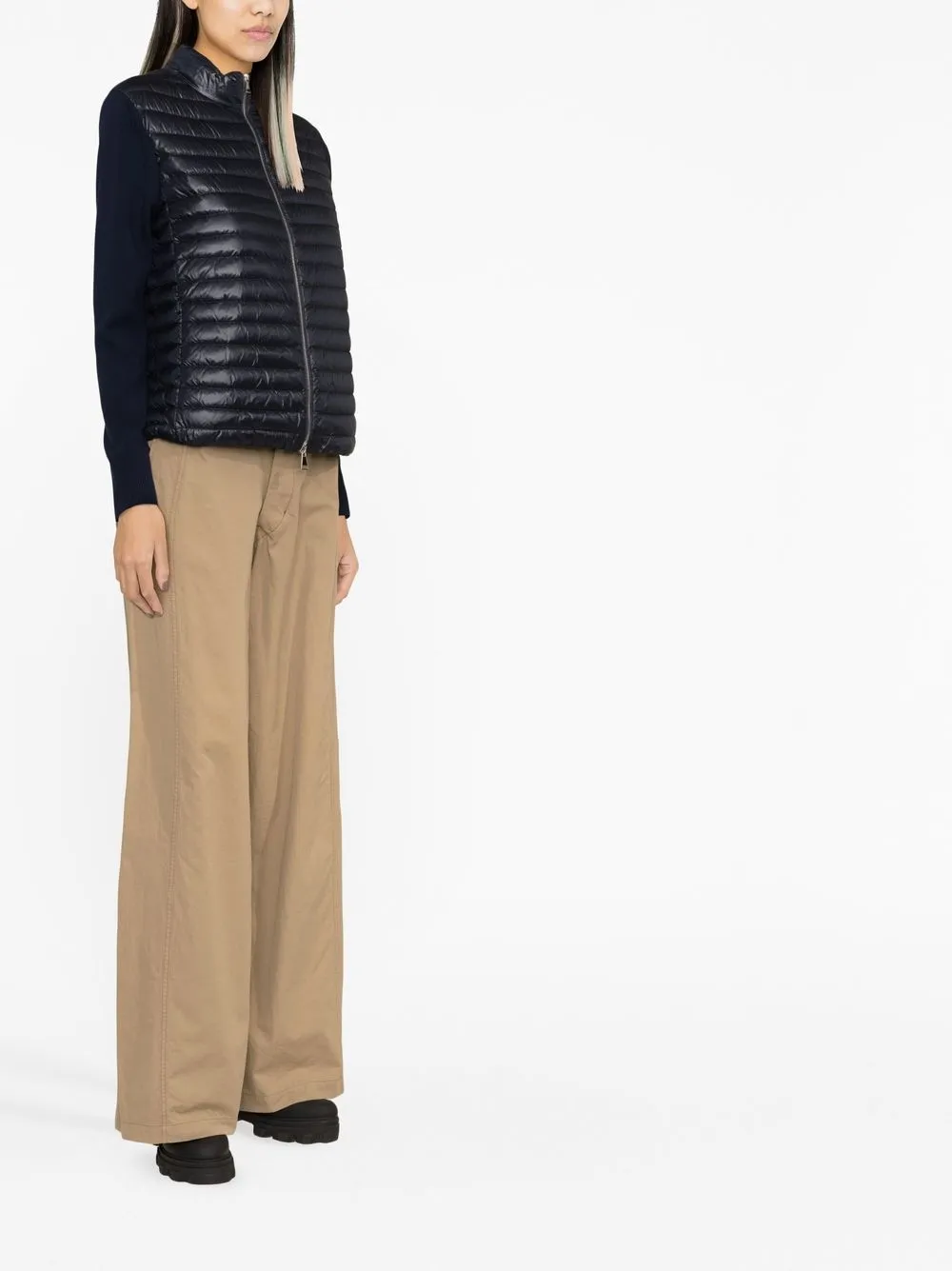 Moncler ダウンカーディガン | ブルー | FARFETCH JP