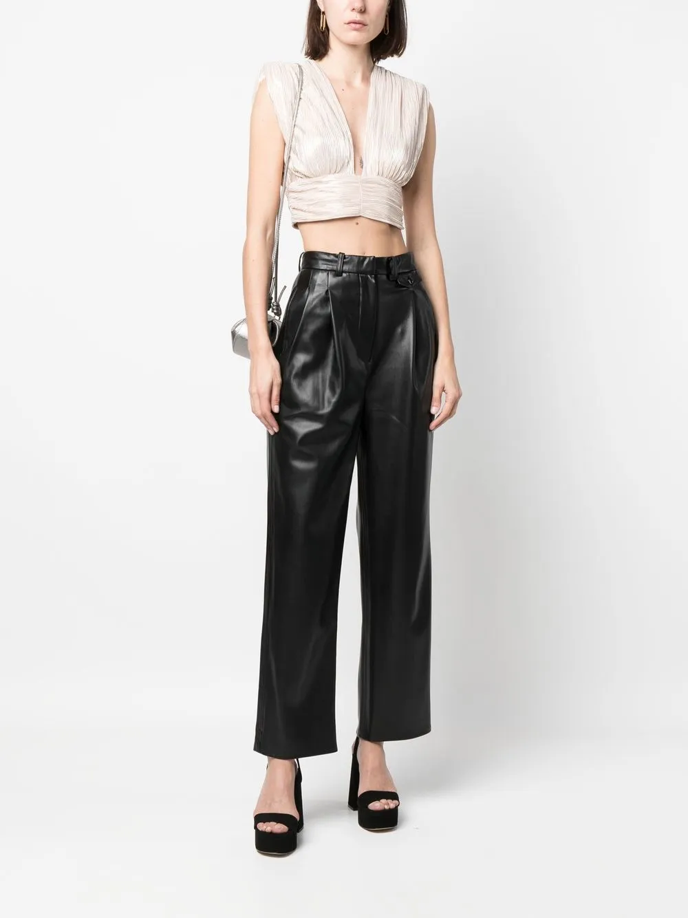 Sabina Musayev Cropped top - Goud