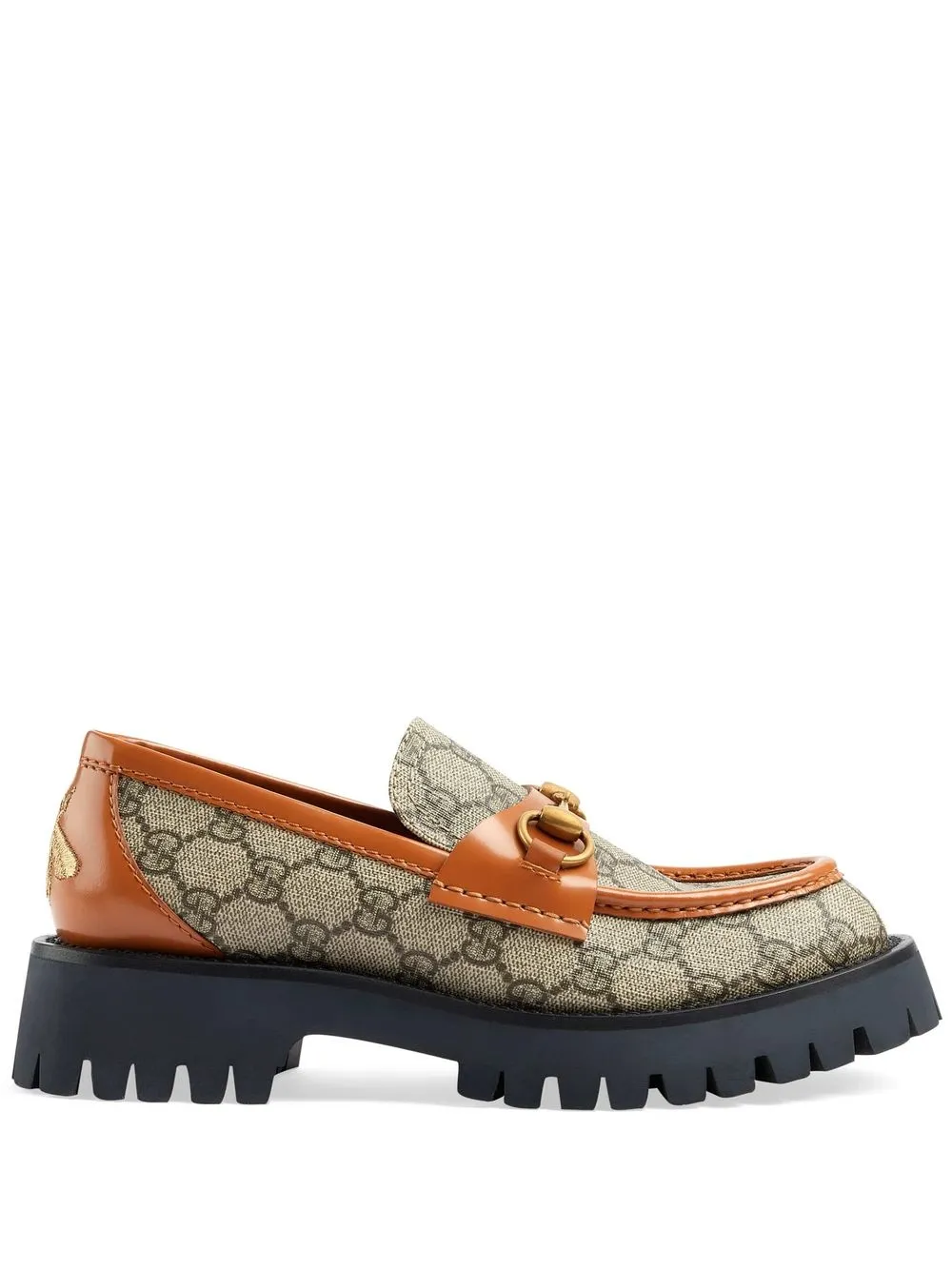 Gucci horsebitdetail monogrampattern Loafers Farfetch