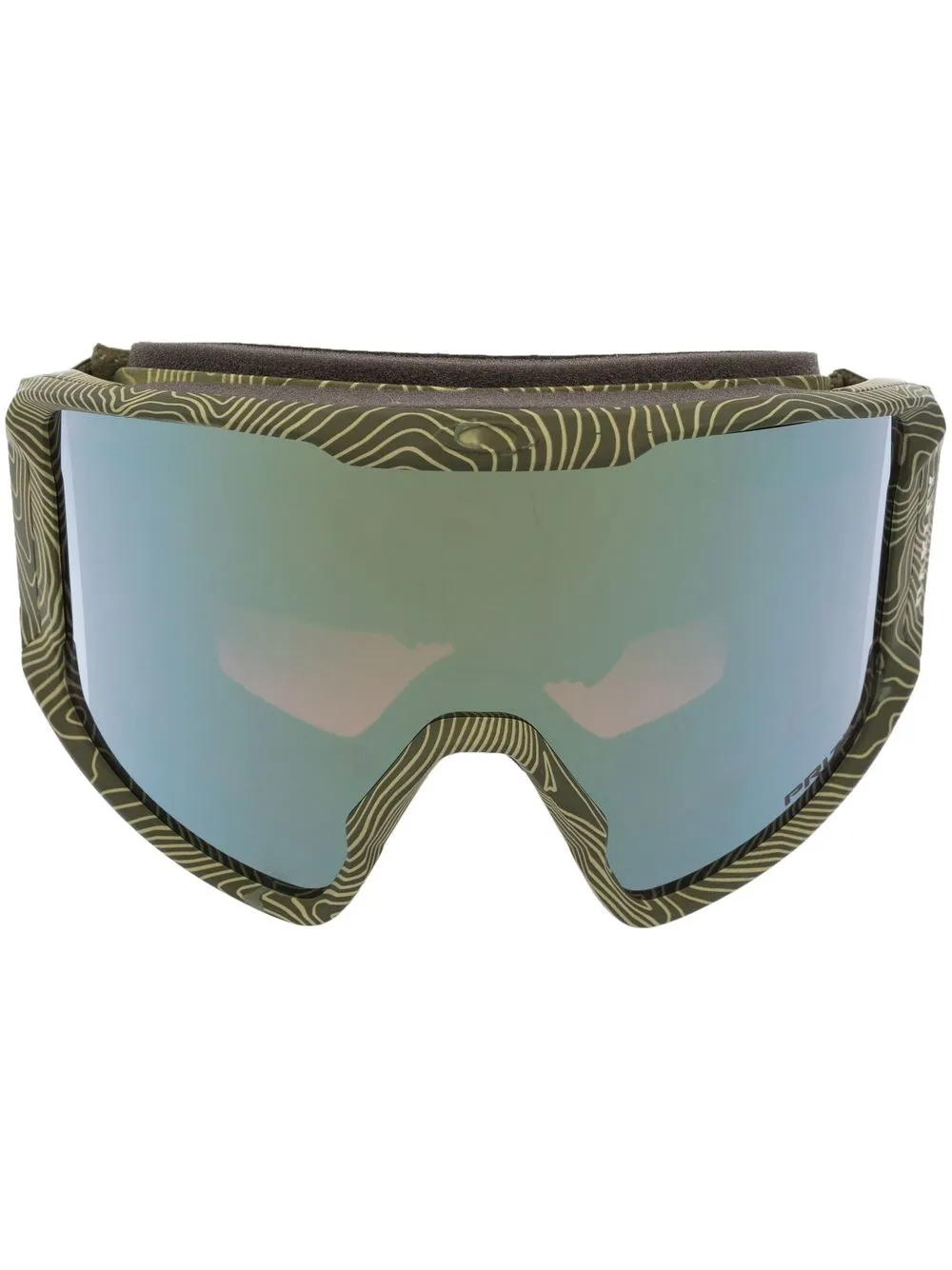 

Oakley embroidered-strap tinted-lenses goggles - Green