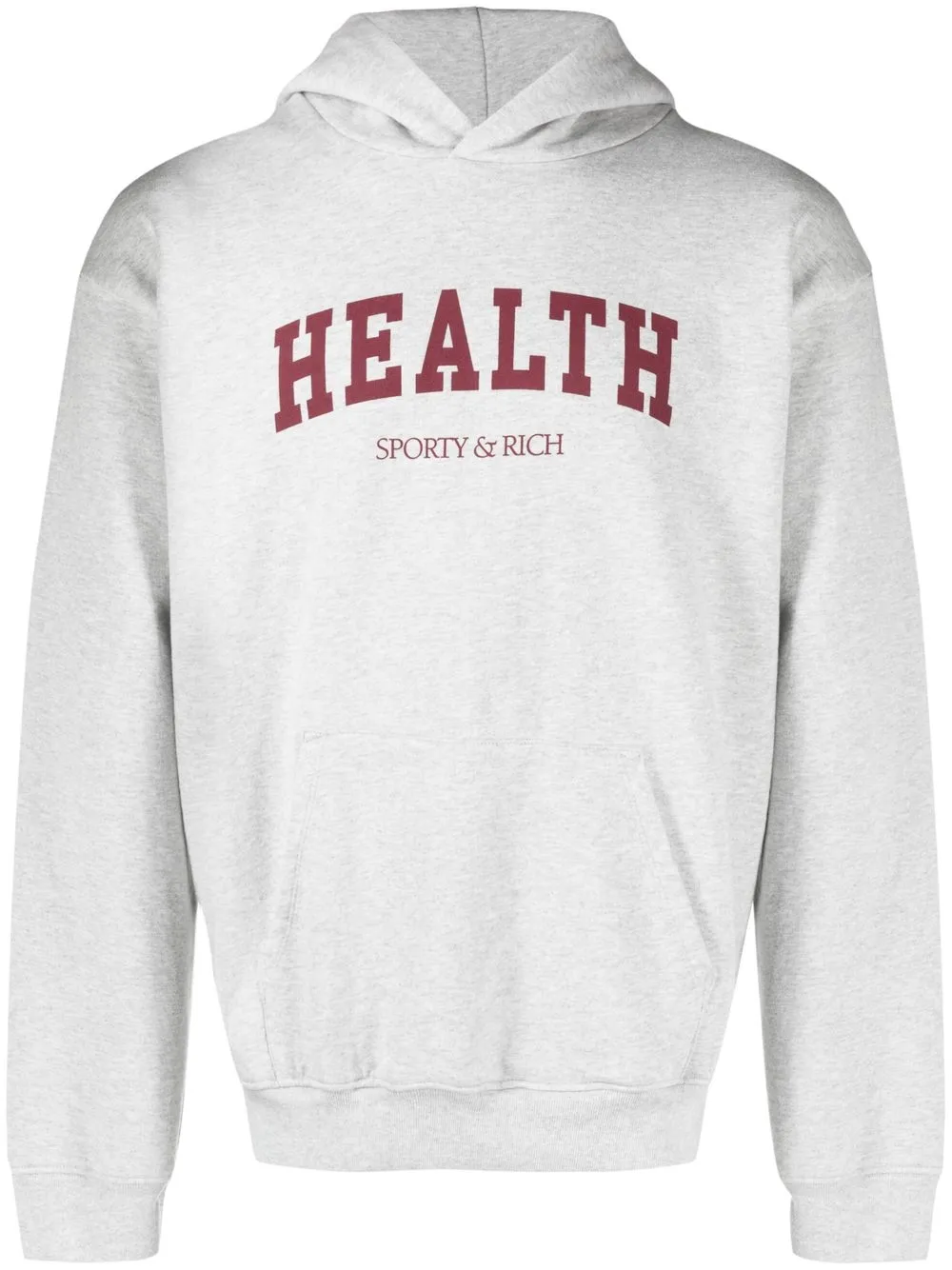 

Sporty & Rich hoodie con logo Health - Gris