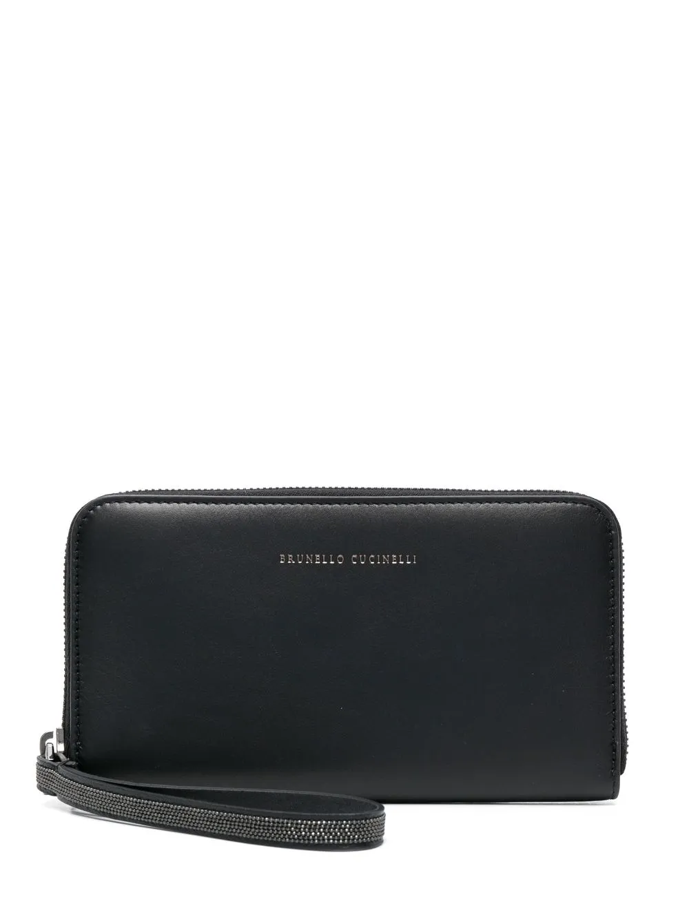 

Brunello Cucinelli cartera con detalle de cadena Monili - Negro