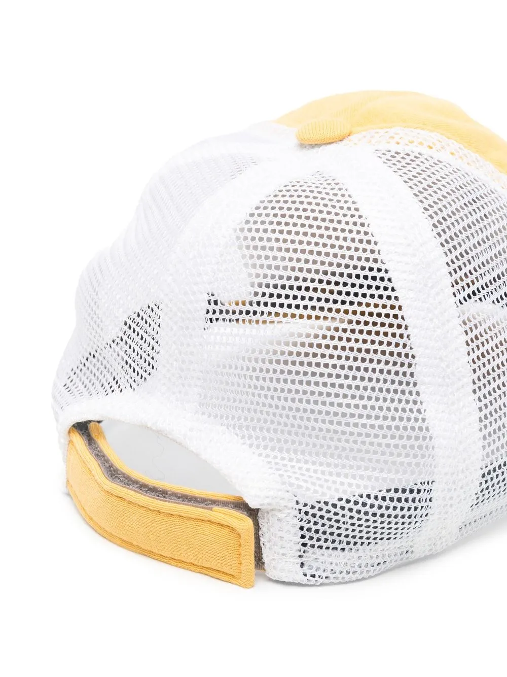 Brunello Cucinelli Kids Honkbalpet met logopatch Geel