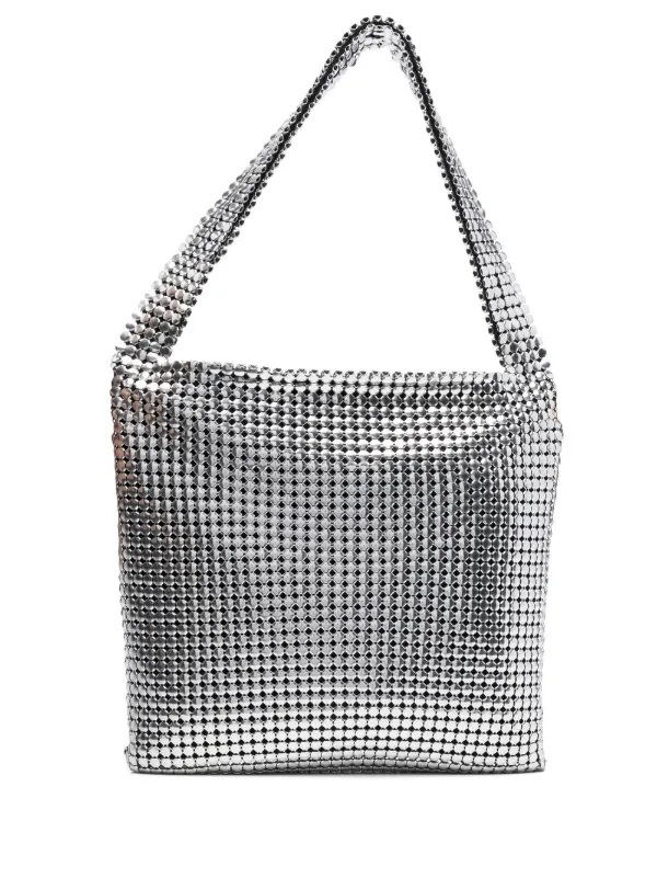 Rabanne Embellished Shoulder Bag in Silver