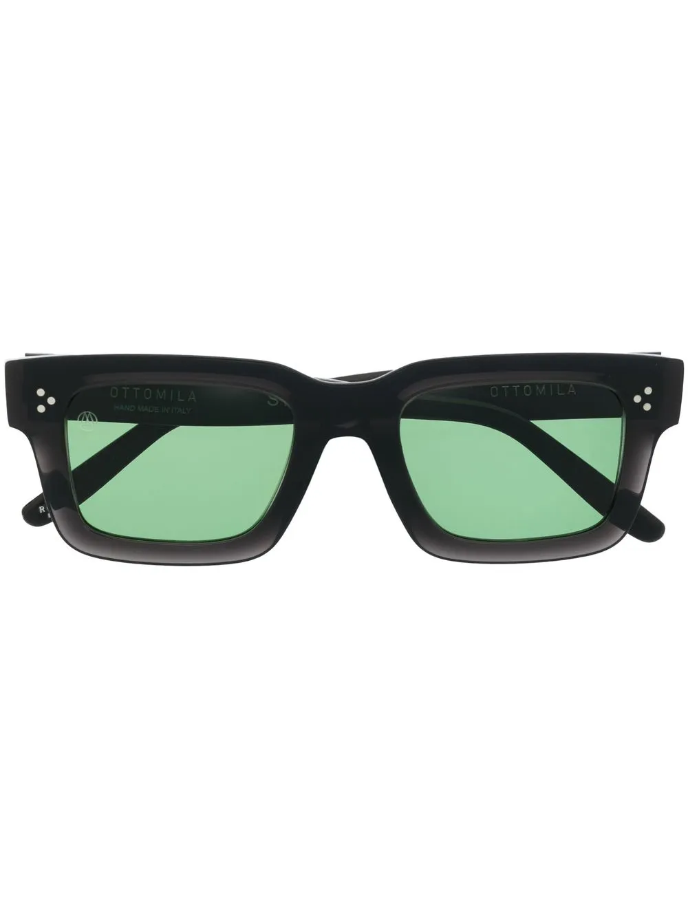 

Retrosuperfuture lentes de sol con armazón rectangular - Negro