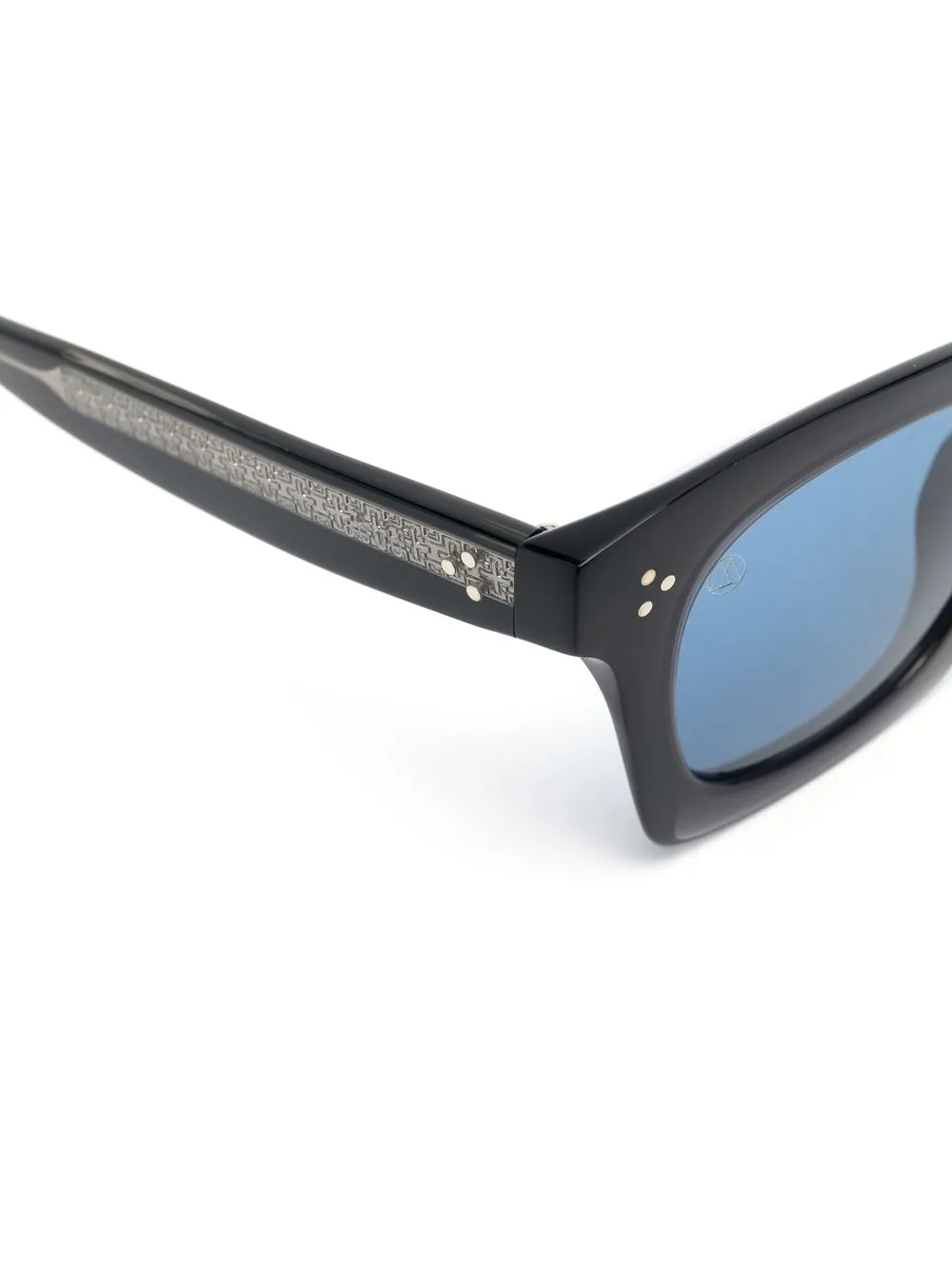  Retrosuperfuture Martini Tuxedo Square-frame Sunglasses - Black 