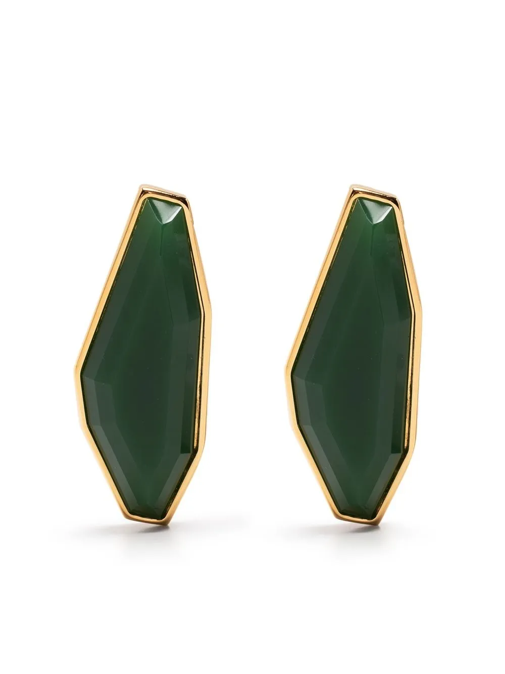 

Silvia Tcherassi asymmetric drop earrings - Gold