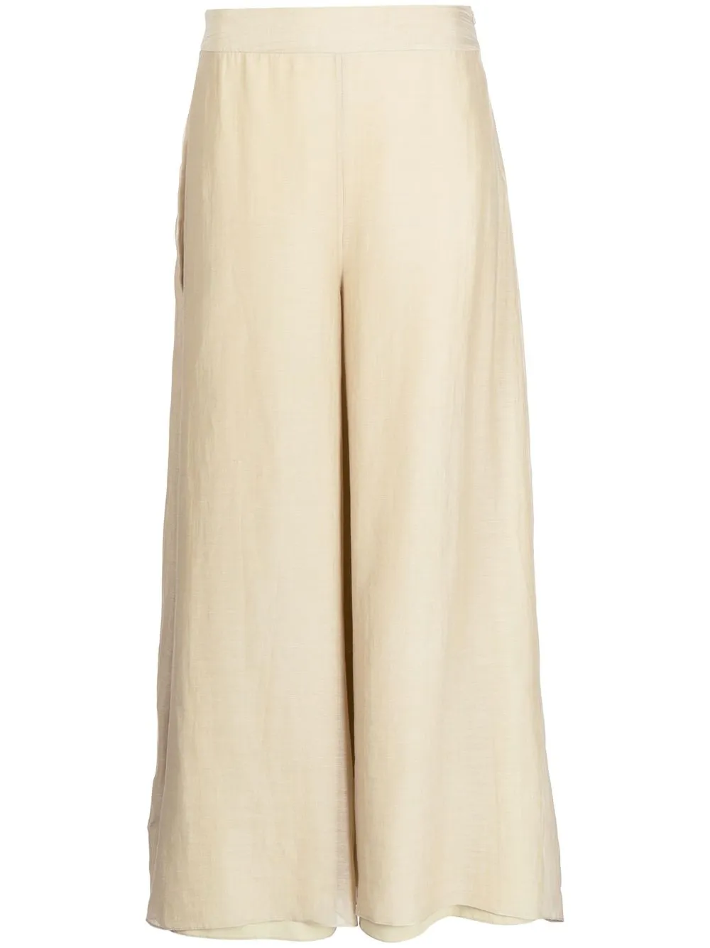 

SHATHA ESSA Foggy Mangroves wide-leg trousers - Neutrals