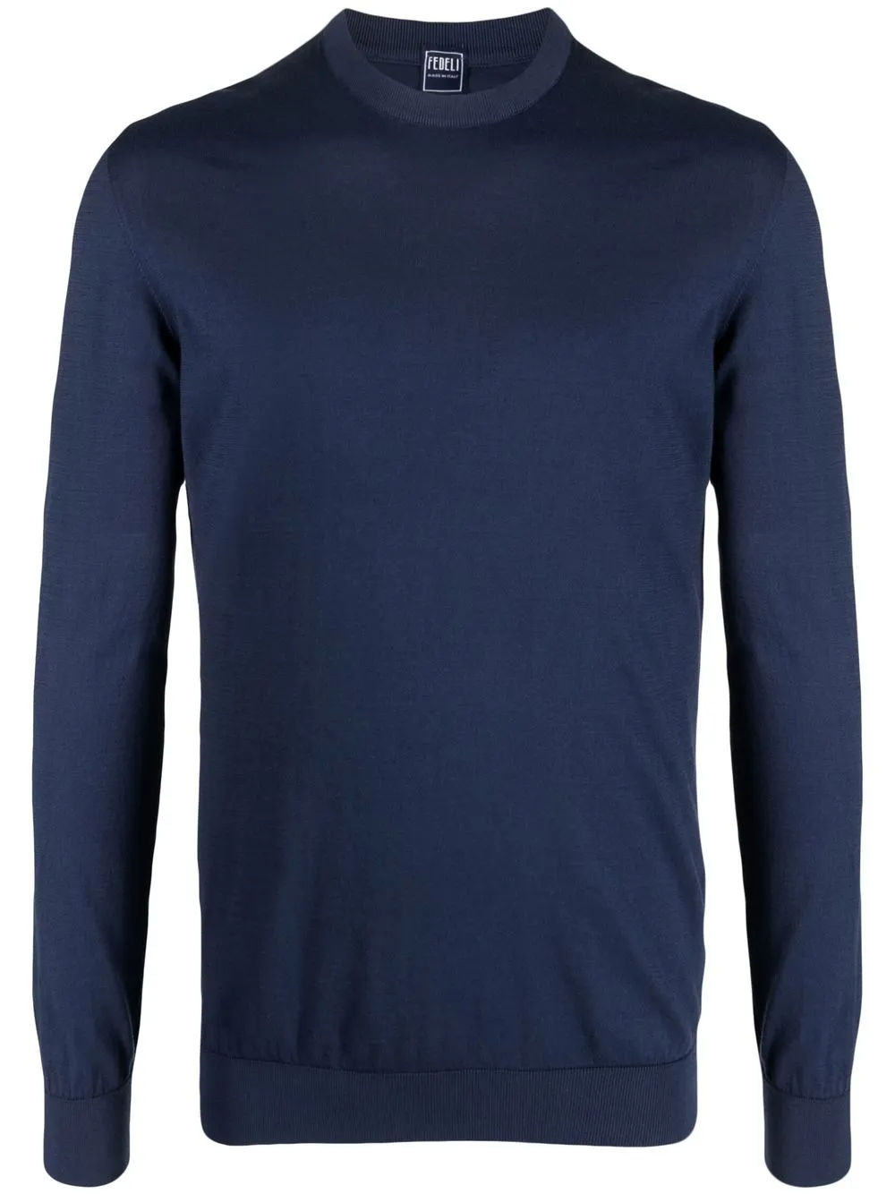 

Fedeli crew-neck jumper - Blue