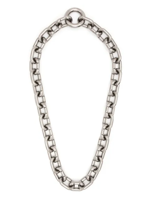 Random Identities oversized chain-link necklace