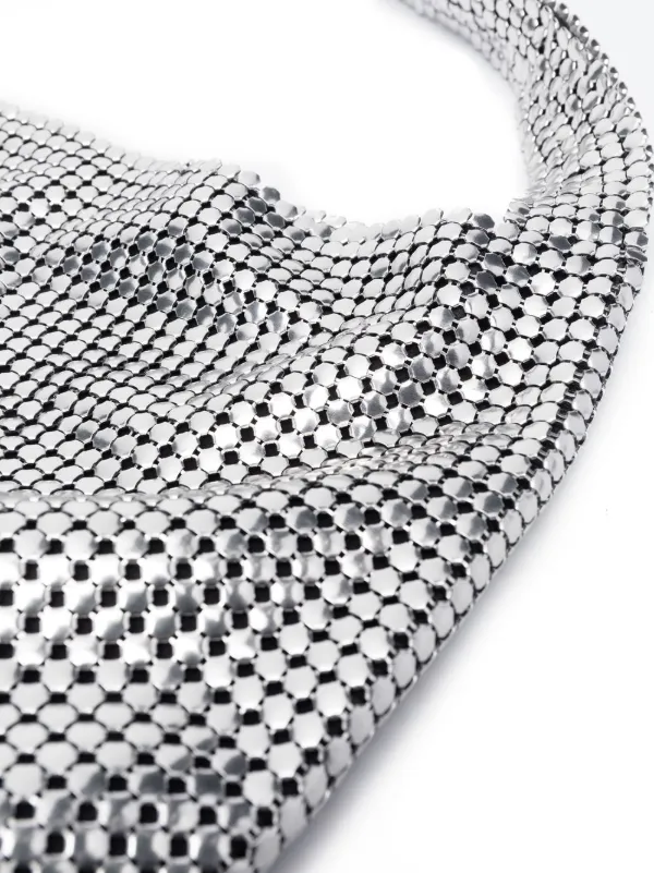 Rabanne Pixel Metallic Tote Bag | Silver | FARFETCH