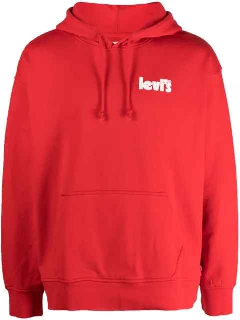 Levi's logo-print cotton hoodie