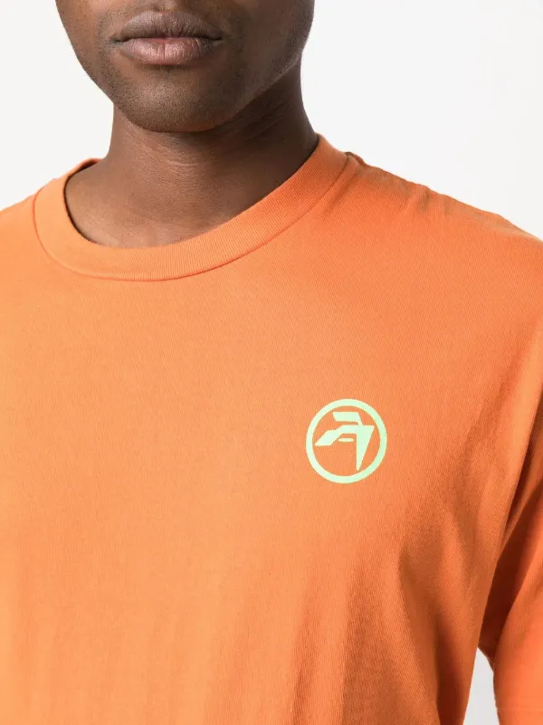 AMBUSH マルチコトロコフリントTシャツ BMAA056F23JER001 0610 AMBUSH ロゴ Tシャツ | オレンジ | FARFETCH JP