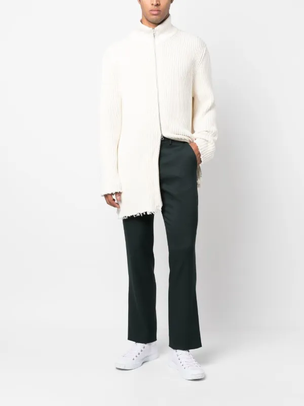 MM6 Maison Margiela slim-cut Leg Trousers | Green | FARFETCH JO MM6 Maison Margiela slim-cut Leg Trousers | Green | FARFETCH JO