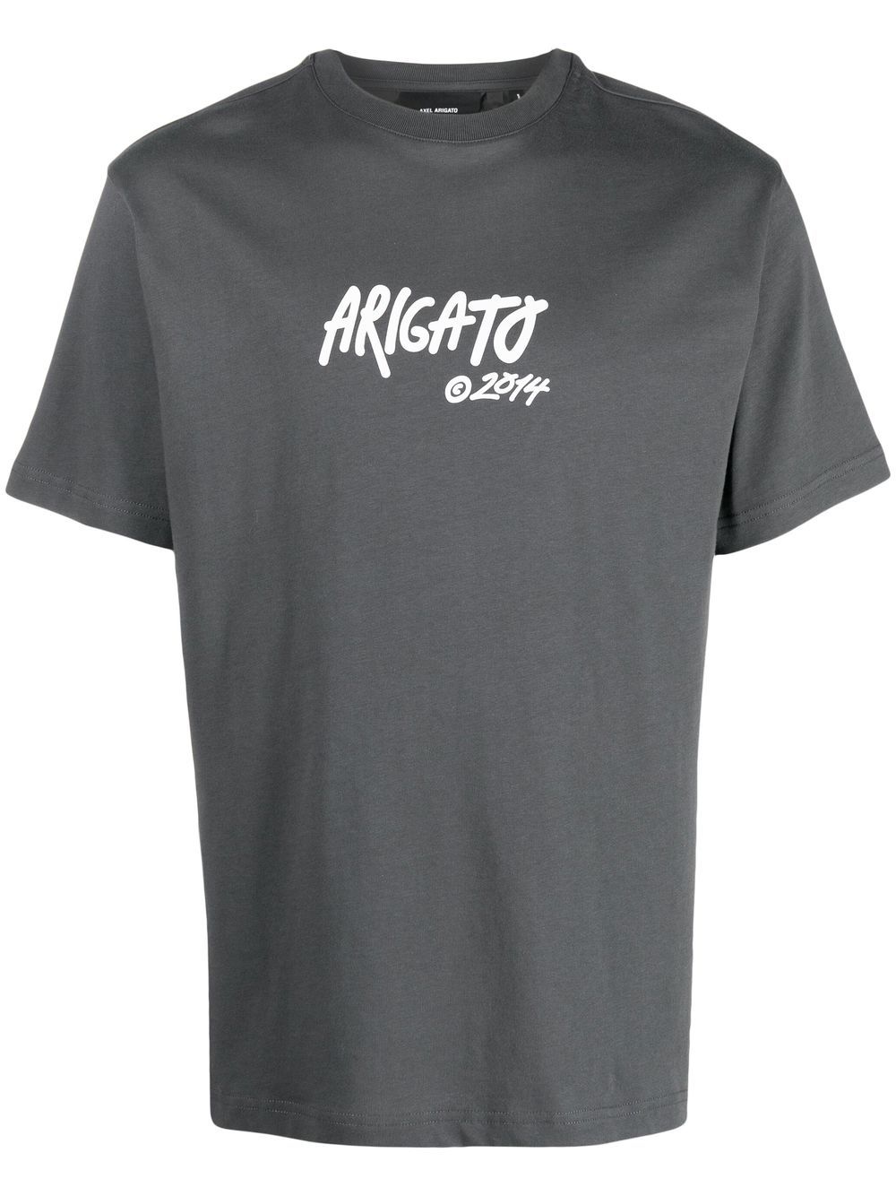 AXEL ARIGATO TAG LOGO-PRINT T-SHIRT