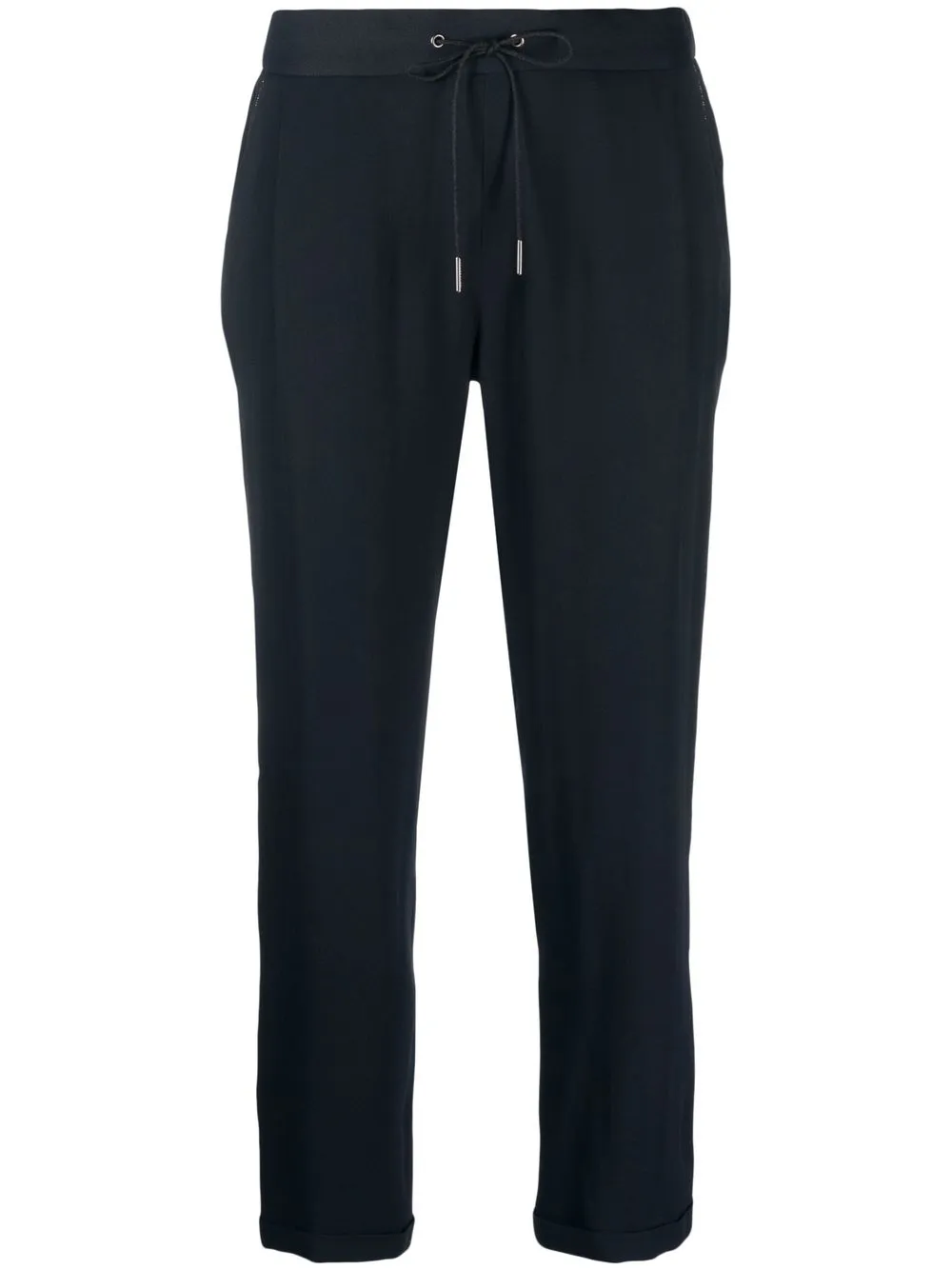 

Fabiana Filippi beaded cropped trousers - Blue