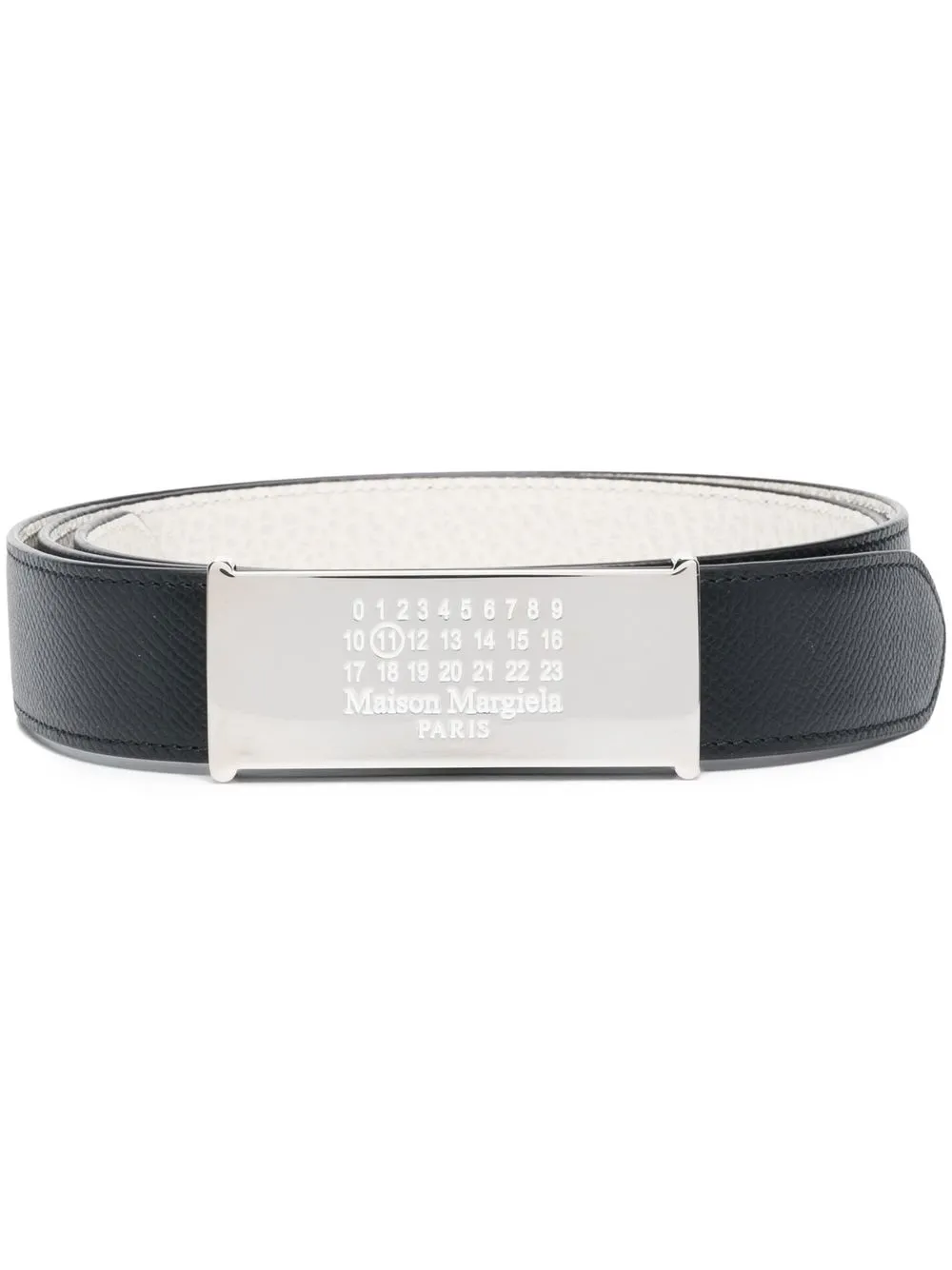 

Maison Margiela buckle leather belt - Black