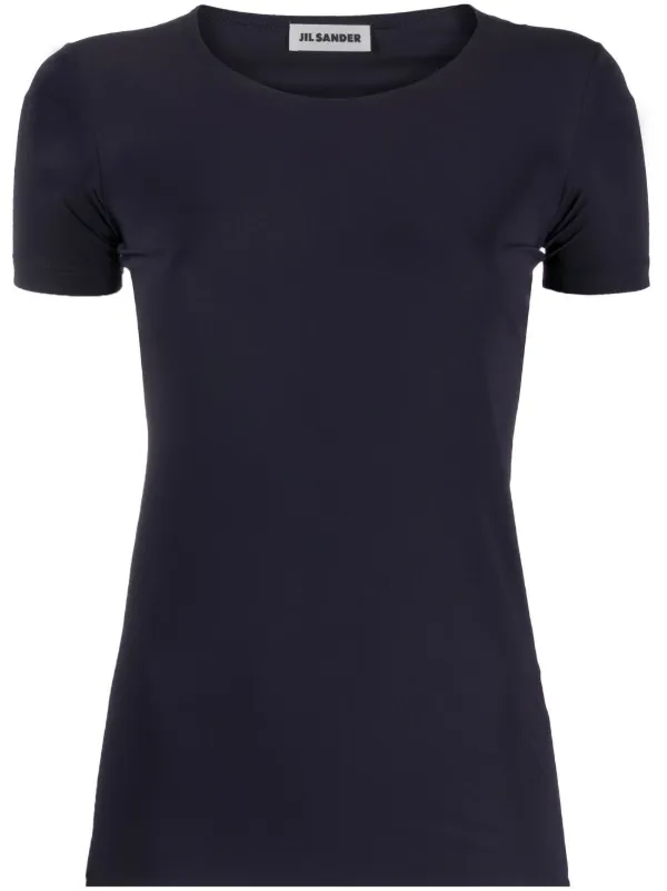 【国内発送】Jil Sander クルーネックTシャツ Jil Sander クルーネック Tシャツ | ブルー | FARFETCH JP