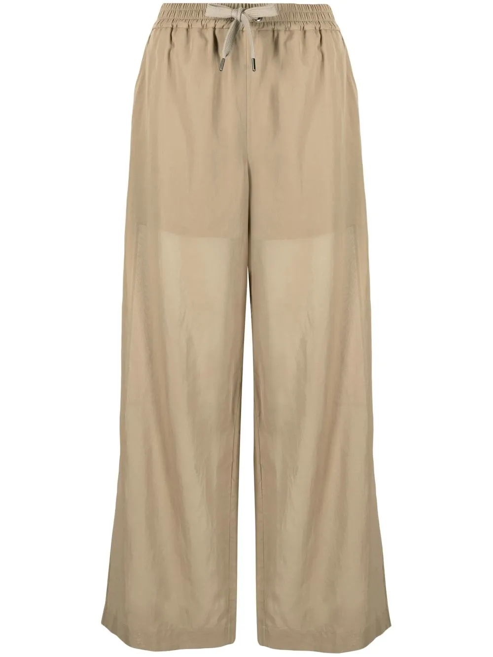 

Brunello Cucinelli semi-sheer track pants - Neutrals