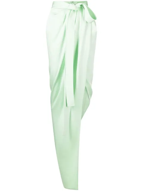 Alex Perry 缎面不对称长款半身裙