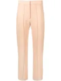Alex Perry pleat-detail straight-leg trousers - Neutrals