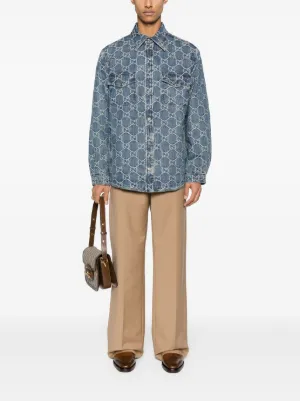 Gucci 2022SS GGパターン デニムジャケット