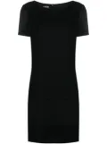 CHANEL Pre-Owned 1998 silk-trim short-sleeved dress - Black