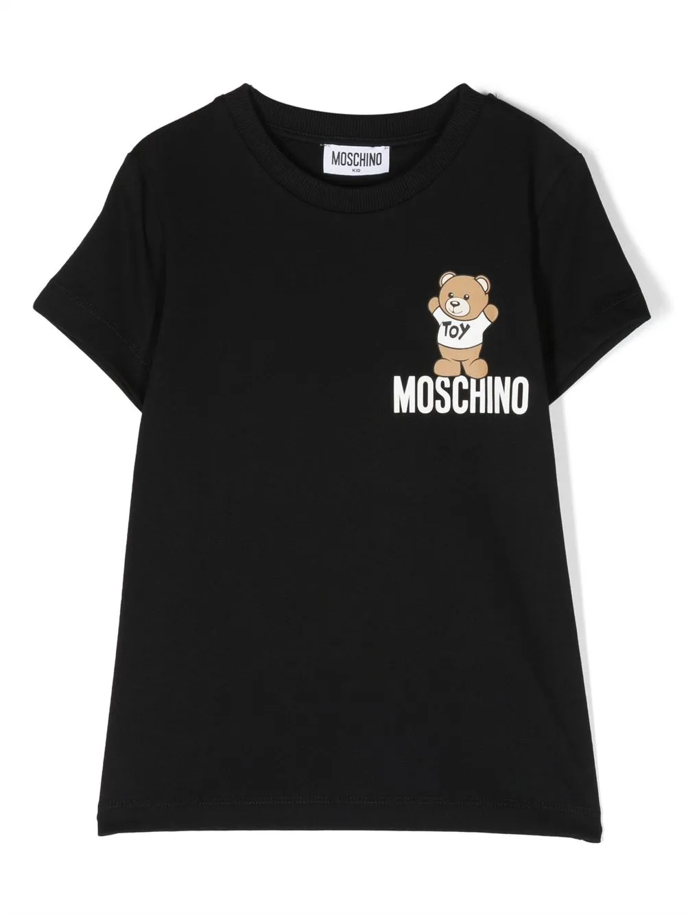 

Moschino Kids logo-print short-sleeve T-shirt - Black