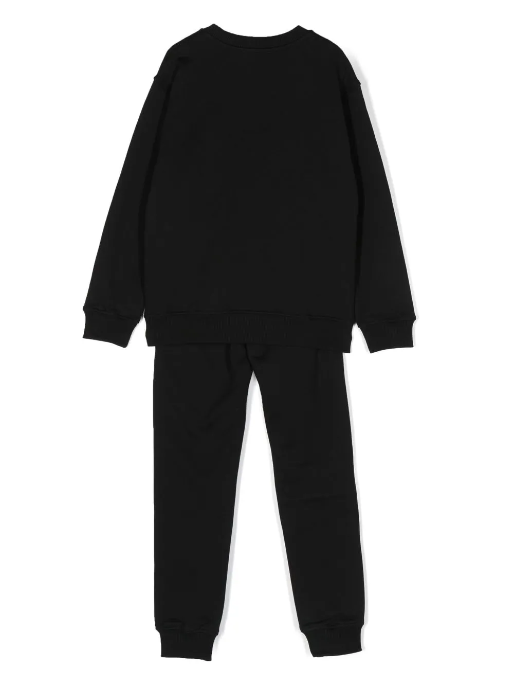 Moschino Kids Trainingspak met logoprint - Zwart