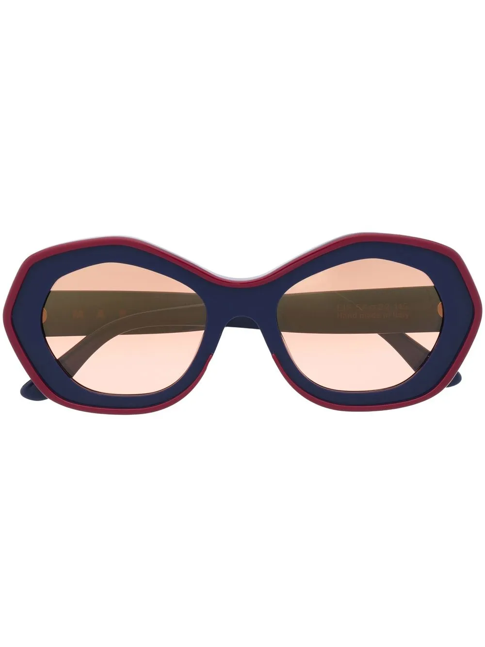 

Retrosuperfuture geometric-frame sunglasses - Blue