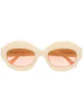 Retrosuperfuture x Marni Ik Kil Cenote tinted sunglasses - Neutrals