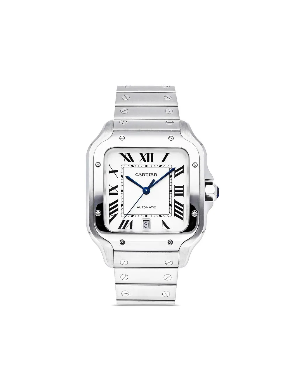 

Cartier 2019 pre-owned Santos 39mm - Silver