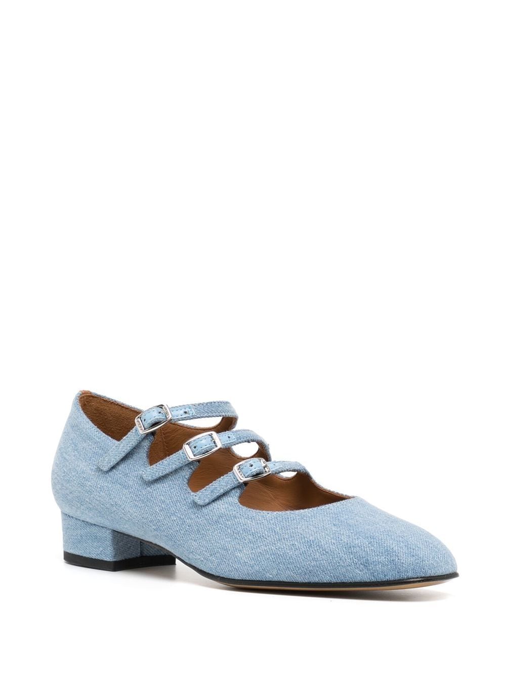 Carel Paris Kina pumps met gesp - Blauw