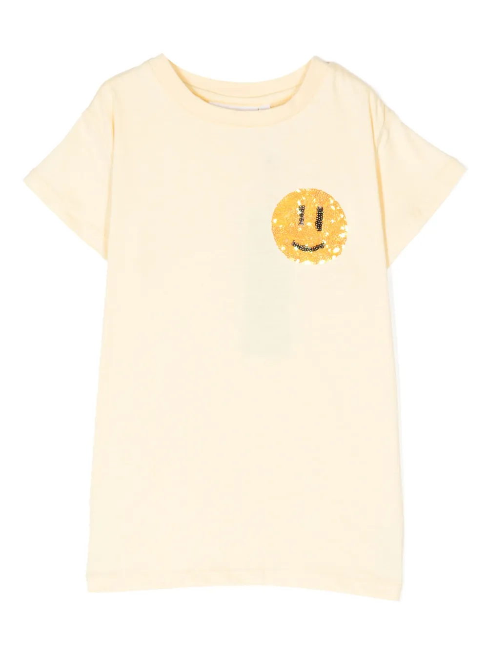 sequin smiley face shirt