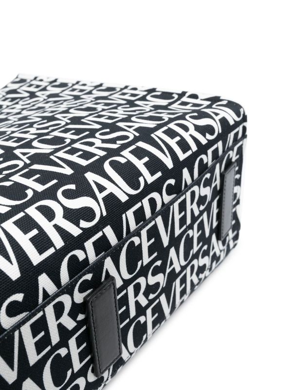 Versace Women's All-Over Logo-Print Tote Bag