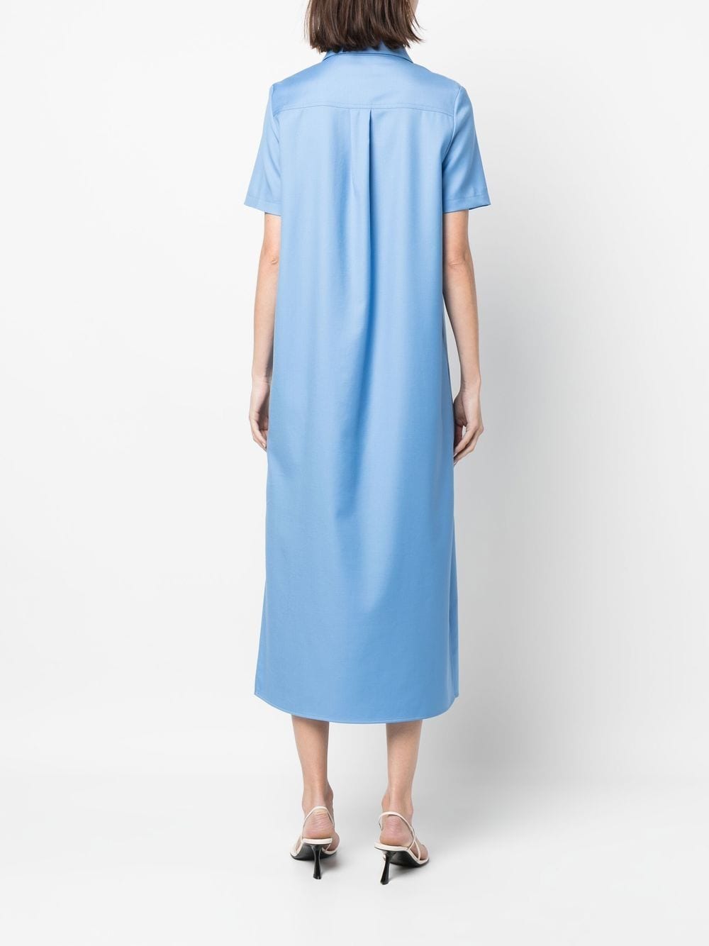 Shop Loulou Studio Mid-length Dress In Blue
