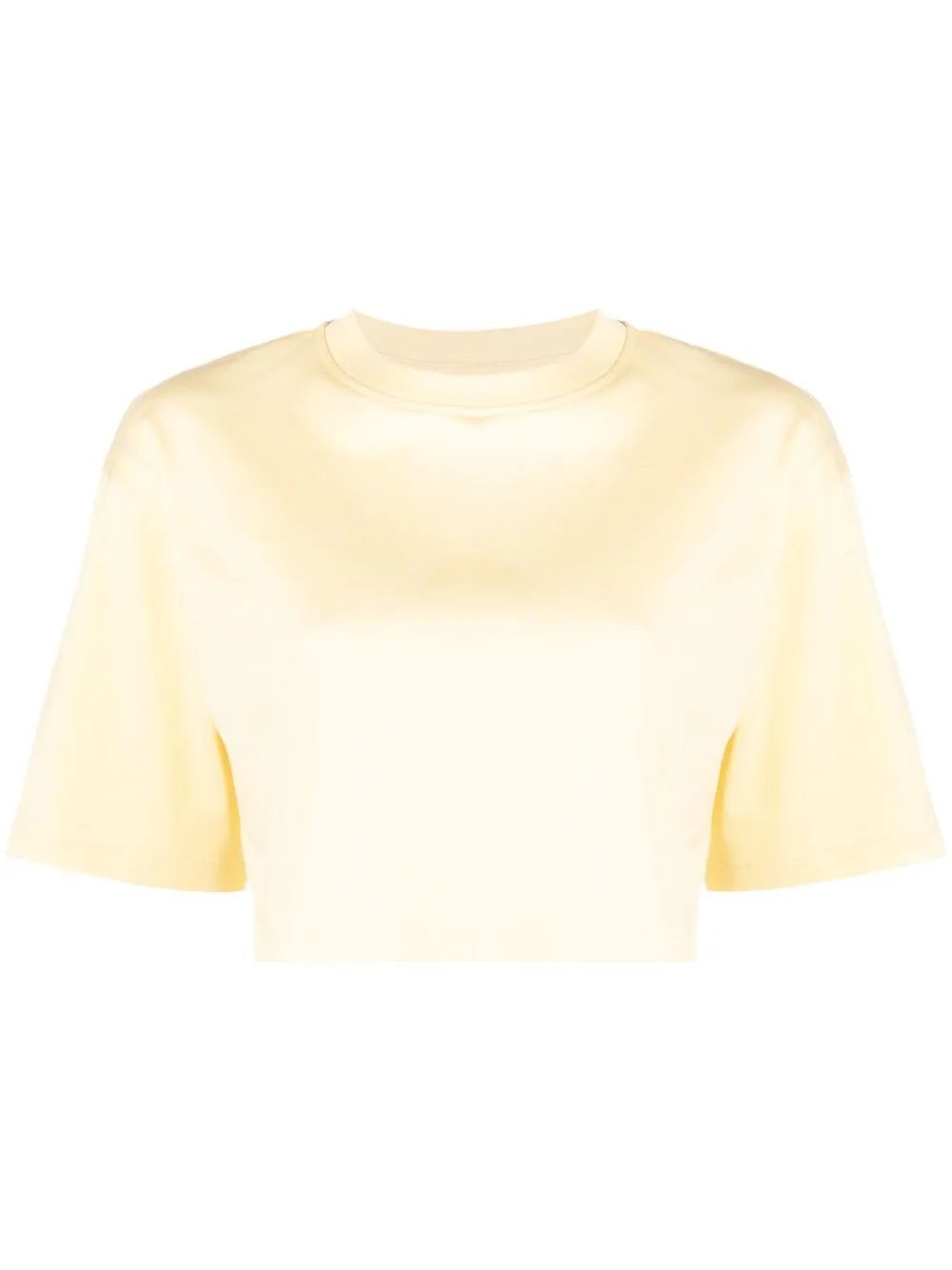 LOULOU STUDIO SHORT-SLEEVED CROPPED T-SHIRT