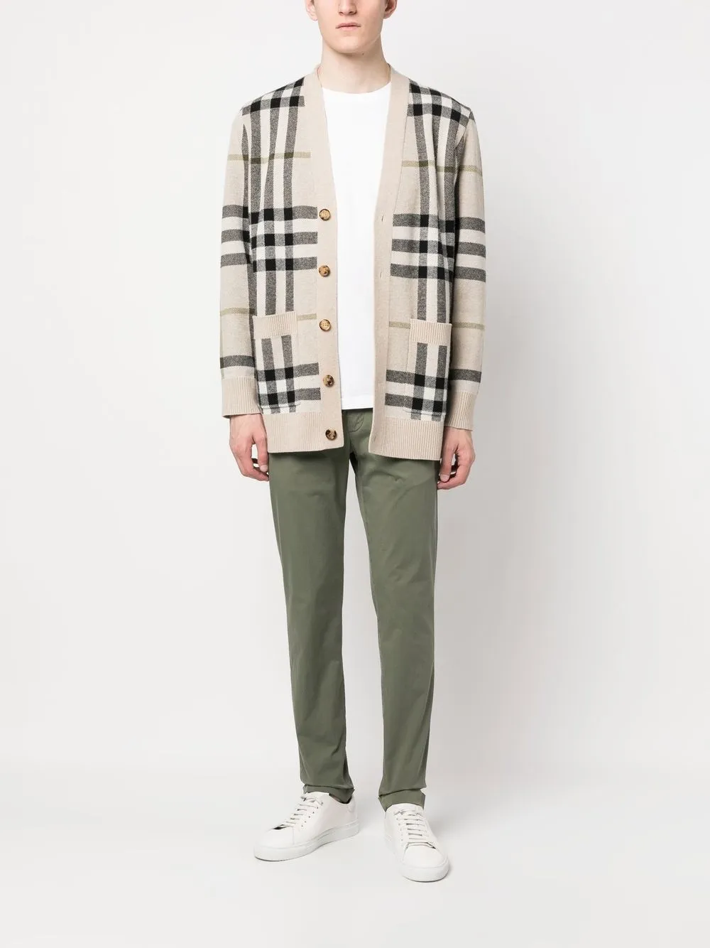 Briglia 1949 Katoenen pantalon - Groen