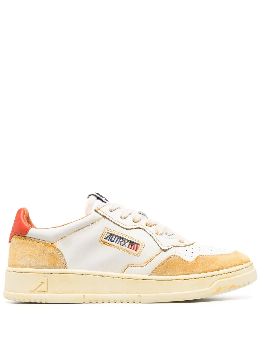 

Autry panelled low-top sneakers - White