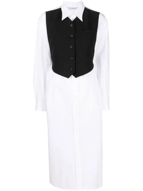 Robe-chemise à détail de veston - pushBUTTON - Modalova